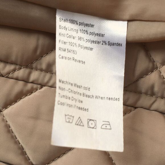 Calvin Klein Women's Diamond Quilted Jacket Size M - Picture 7 of 9